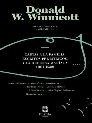 cover image of Donald W. Winnicott. Obras completas. Volumen 1